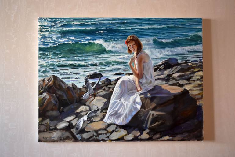 Original Seascape Painting by Serghei Ghetiu