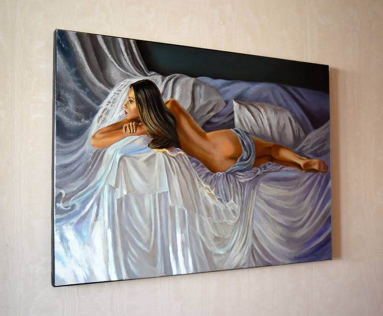 Original Figurative Erotic Painting by Serghei Ghetiu