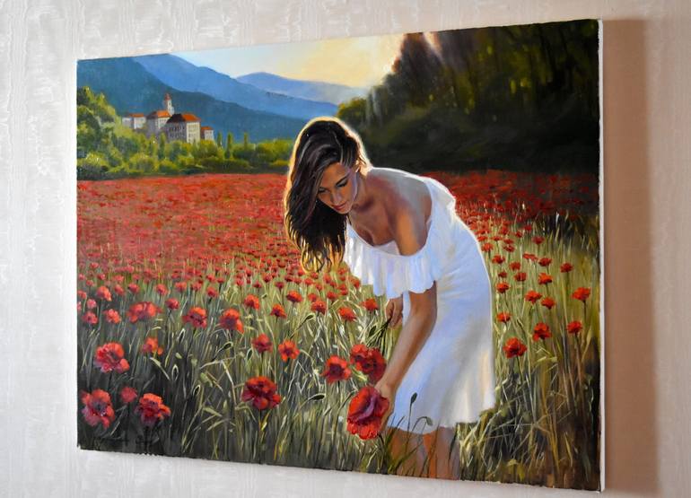 Original Landscape Painting by Serghei Ghetiu