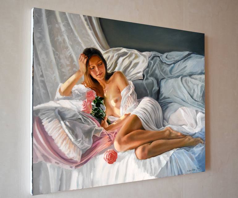 Original Erotic Painting by Serghei Ghetiu