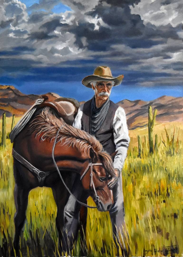 The Wild West Painting by Serghei Ghetiu Saatchi Art