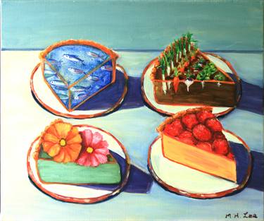 Original Food Paintings by Myung Hee LEE