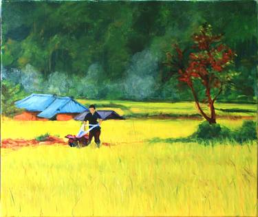 Original Landscape Paintings by Myung Hee LEE
