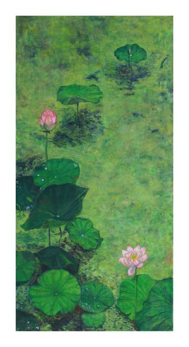 Original Figurative Floral Paintings by Myung Hee LEE