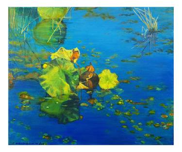 Original Impressionism Nature Paintings by Myung Hee LEE