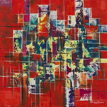 Original Abstract Expressionism Abstract Paintings by SARA SWATI