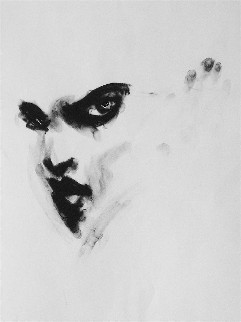The Shadow Man Drawing By Zilon Later Saatchi Art