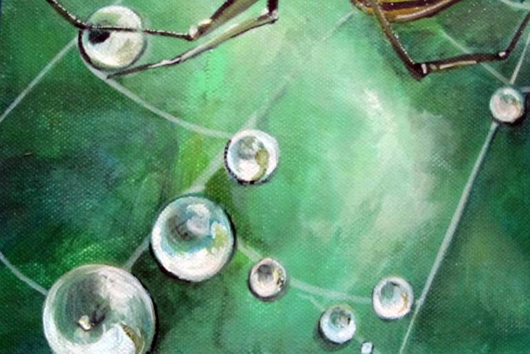 Original Expressionism Animal Painting by Sanda Grlić