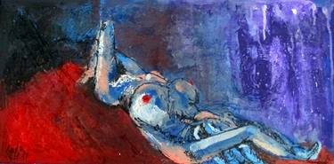 Original Expressionism Erotic Painting by Sanda Grlić