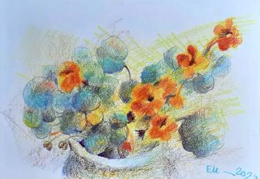 Original Impressionism Floral Paintings by Elmira Herren
