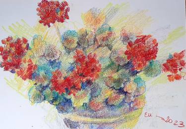 Original Floral Paintings by Elmira Herren