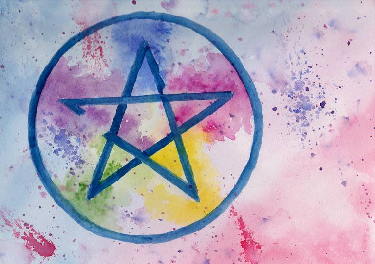 Download Pentagram Painting By Linda Ursin Saatchi Art