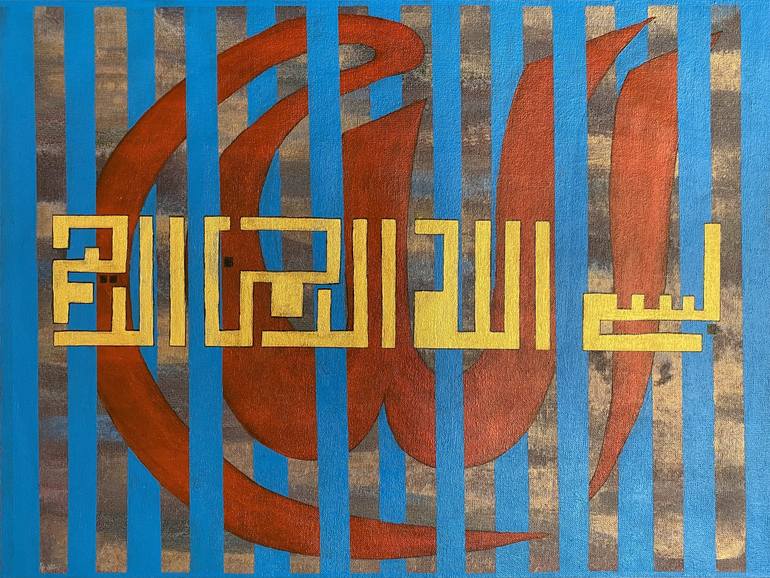 Original Art Deco Abstract Paintings by Sajid Hussain