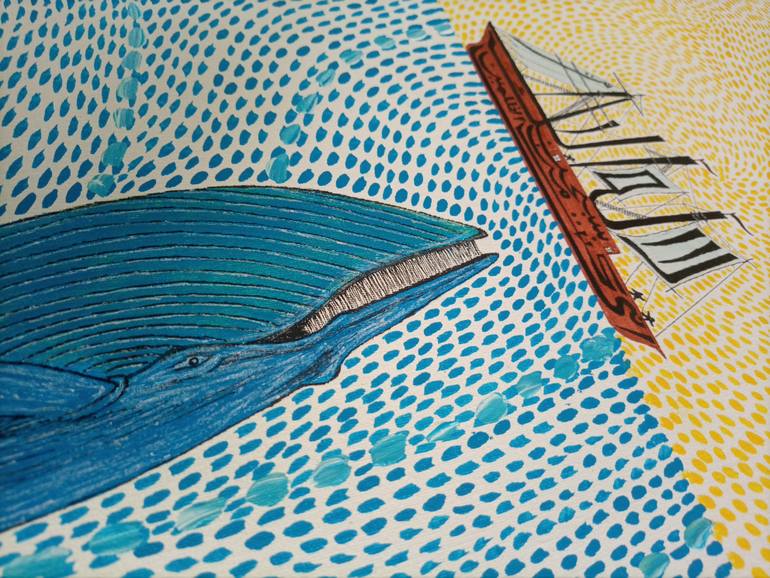 Original Abstract Expressionism Abstract Painting by Sajid Hussain