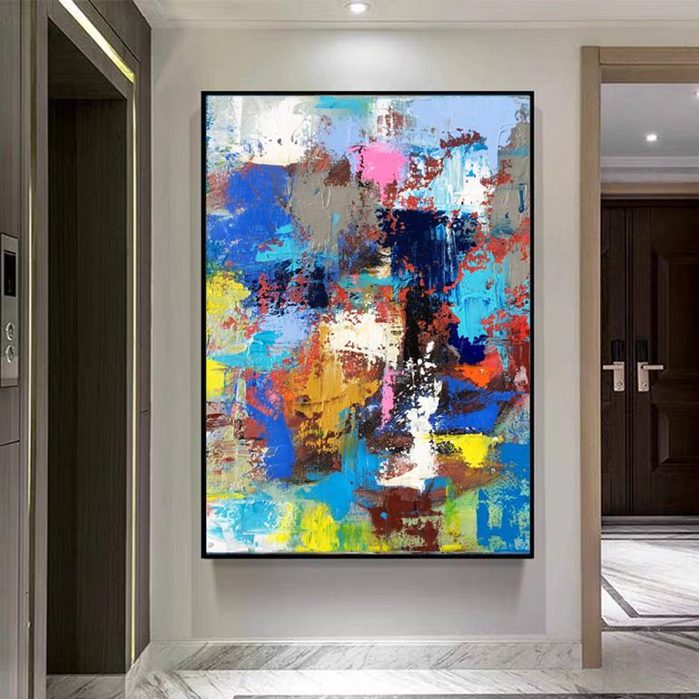 Original Abstract Expressionism Abstract Painting by jingshen you