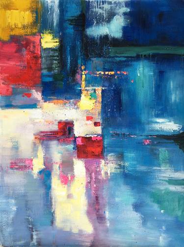 Original Abstract Expressionism Abstract Paintings by jingshen you