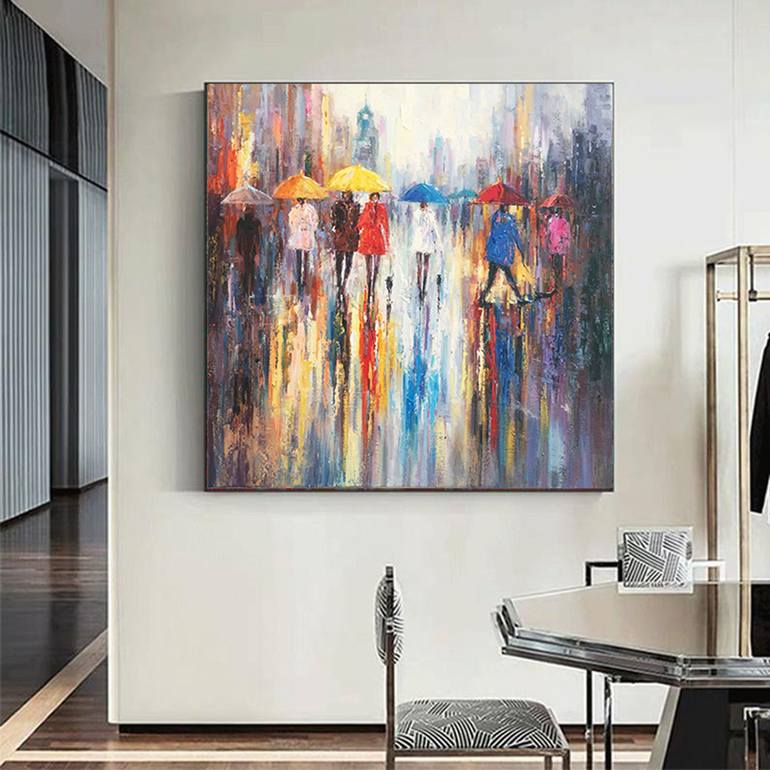 Original Abstract Expressionism Abstract Painting by jingshen you