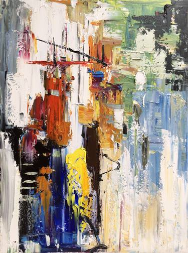 Print of Abstract Expressionism Abstract Paintings by jingshen you