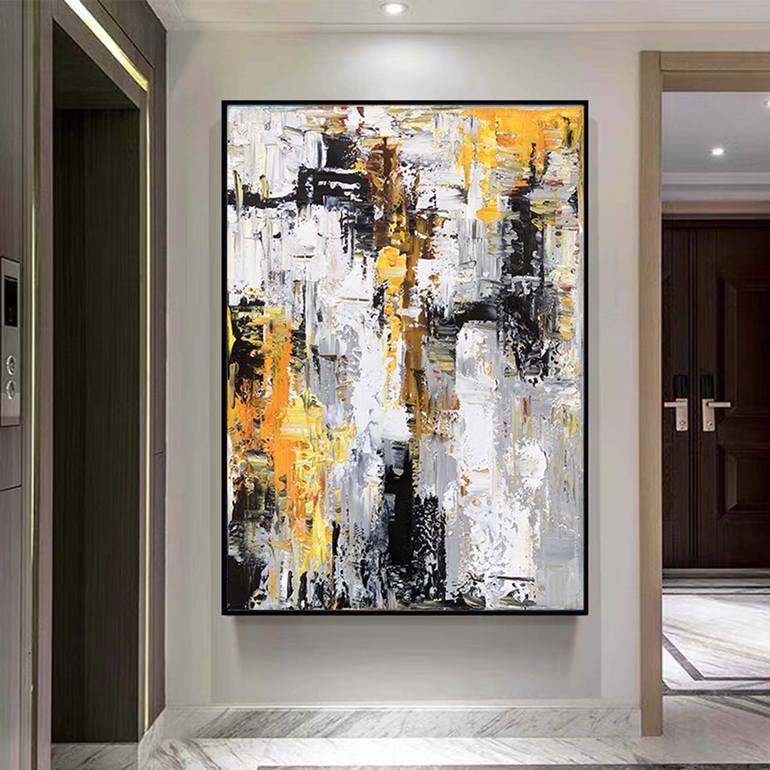 Original Abstract Expressionism Abstract Painting by jingshen you