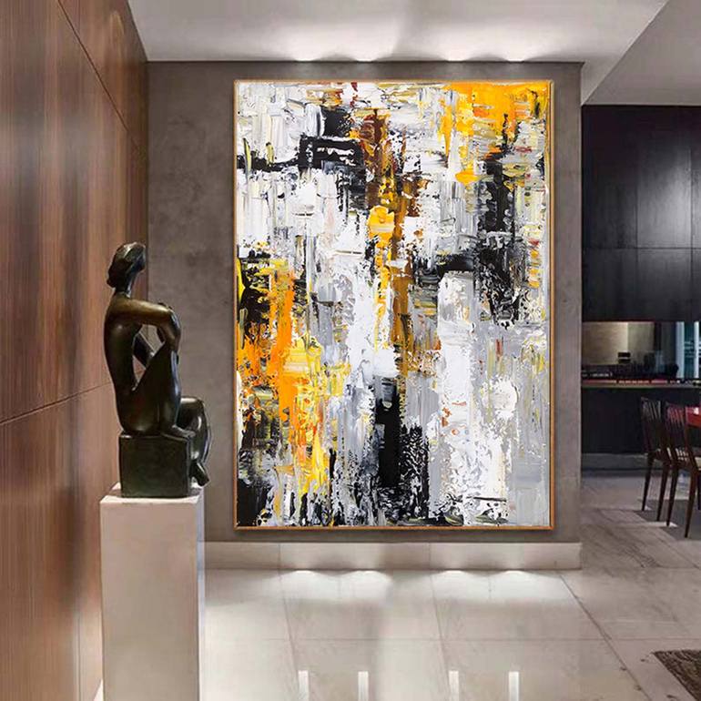 Original Abstract Expressionism Abstract Painting by jingshen you