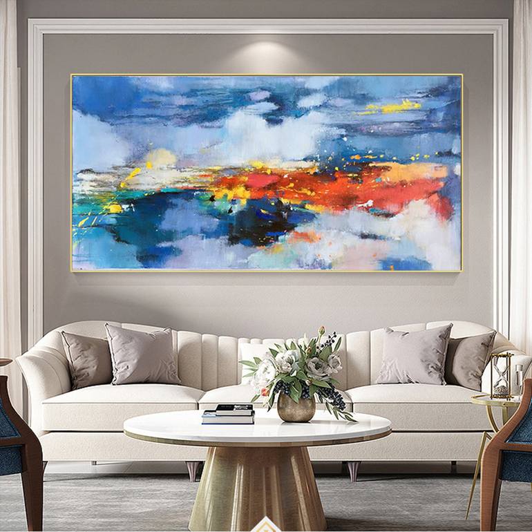 Original Abstract Expressionism Abstract Painting by jingshen you