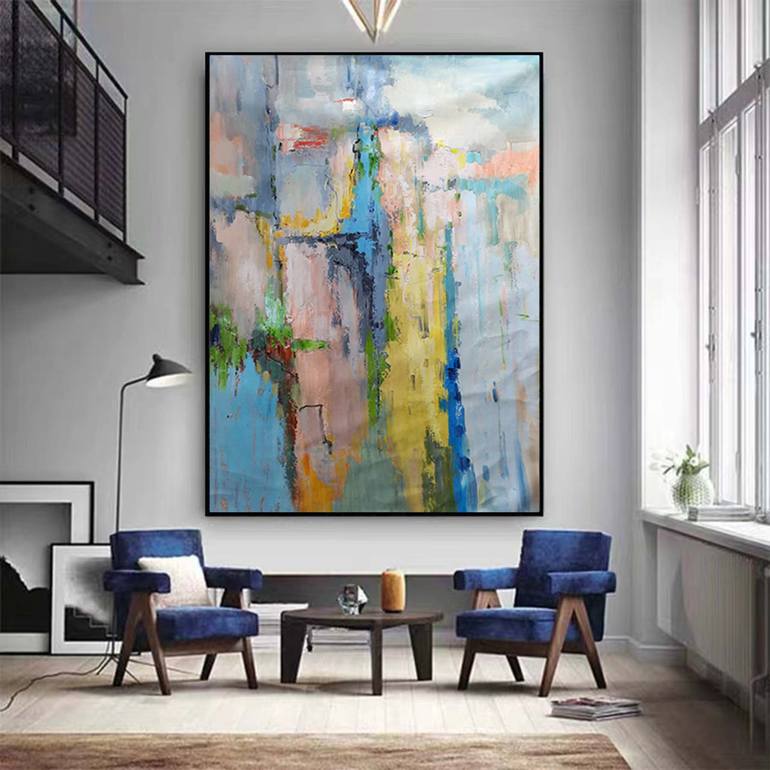 Original Abstract Expressionism Abstract Painting by jingshen you