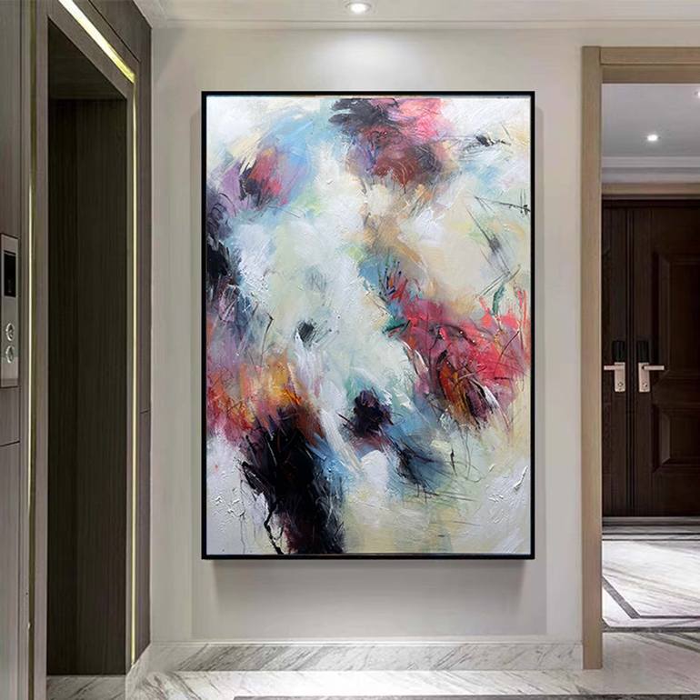 Original Abstract Expressionism Abstract Painting by jingshen you