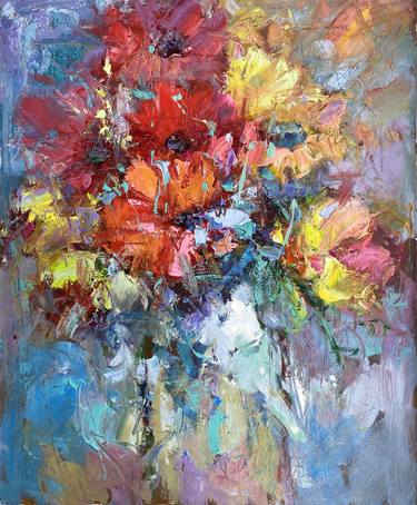 Print of Floral Paintings by jingshen you