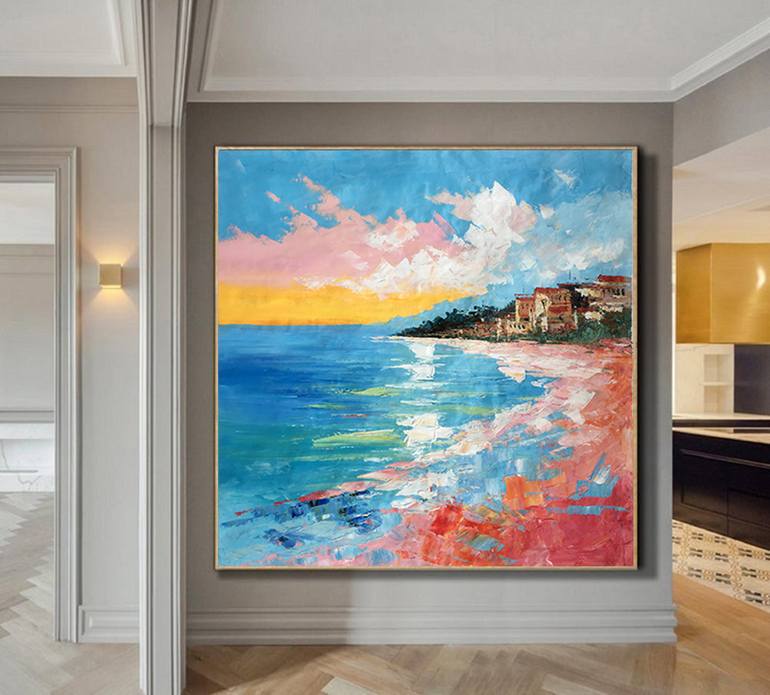 Original Abstract Expressionism Abstract Painting by Jingshen You