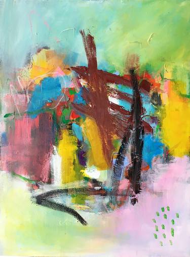 Original Abstract Expressionism Abstract Paintings by jingshen you