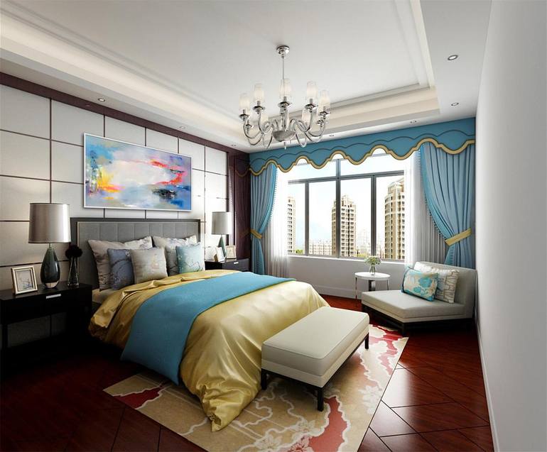 Original Abstract Expressionism Abstract Painting by Jingshen You