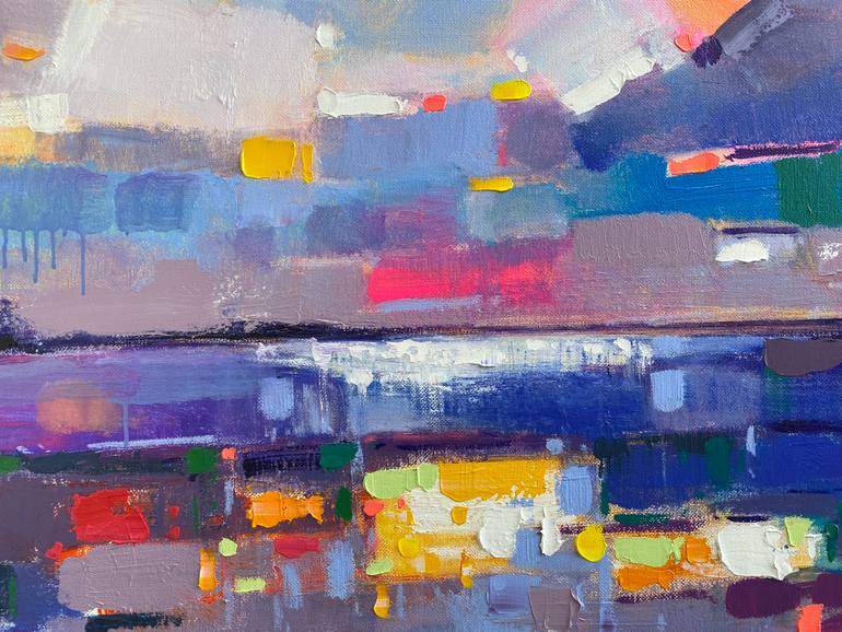 Original Abstract Expressionism Abstract Painting by Jingshen You