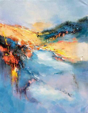 Original Abstract Expressionism Abstract Paintings by jingshen you