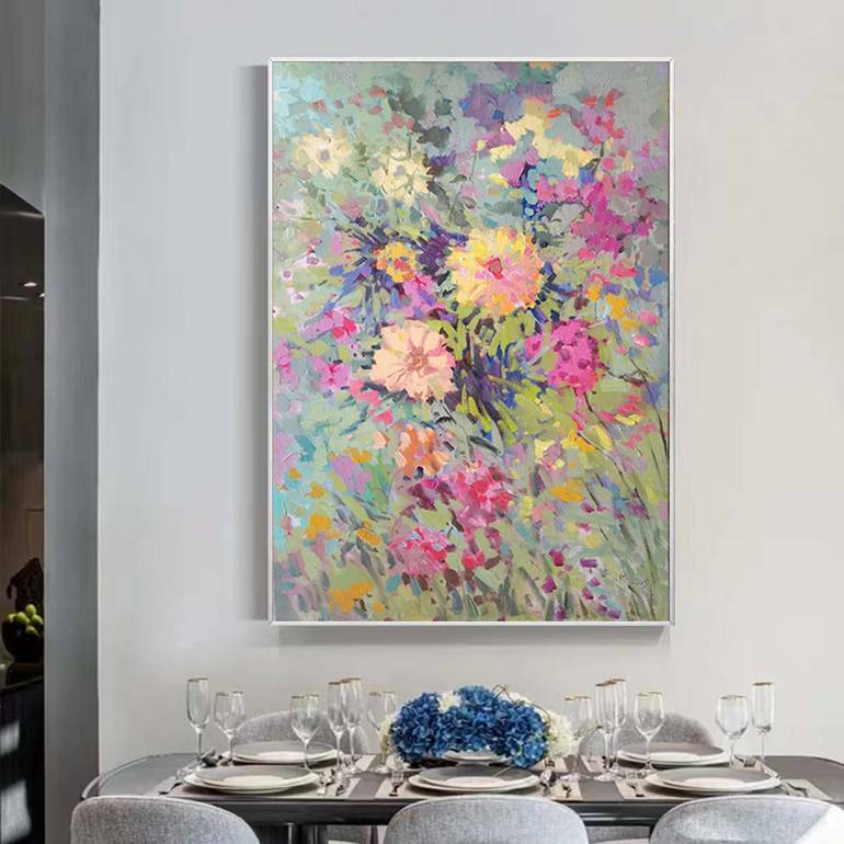 Original Abstract Expressionism Abstract Painting by Jingshen You