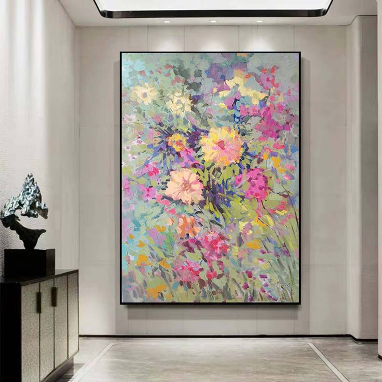 Original Abstract Expressionism Abstract Painting by Jingshen You