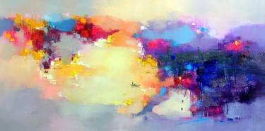 Original Art Deco Abstract Paintings by jingshen you