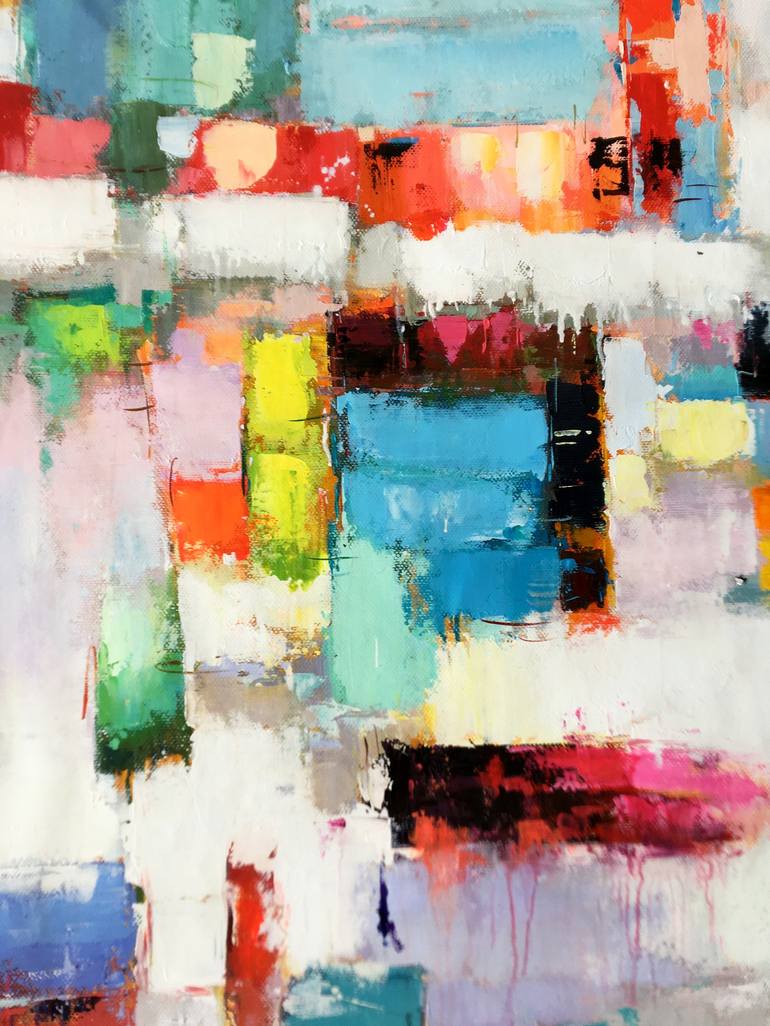 Original Abstract Expressionism Abstract Painting by jingshen you