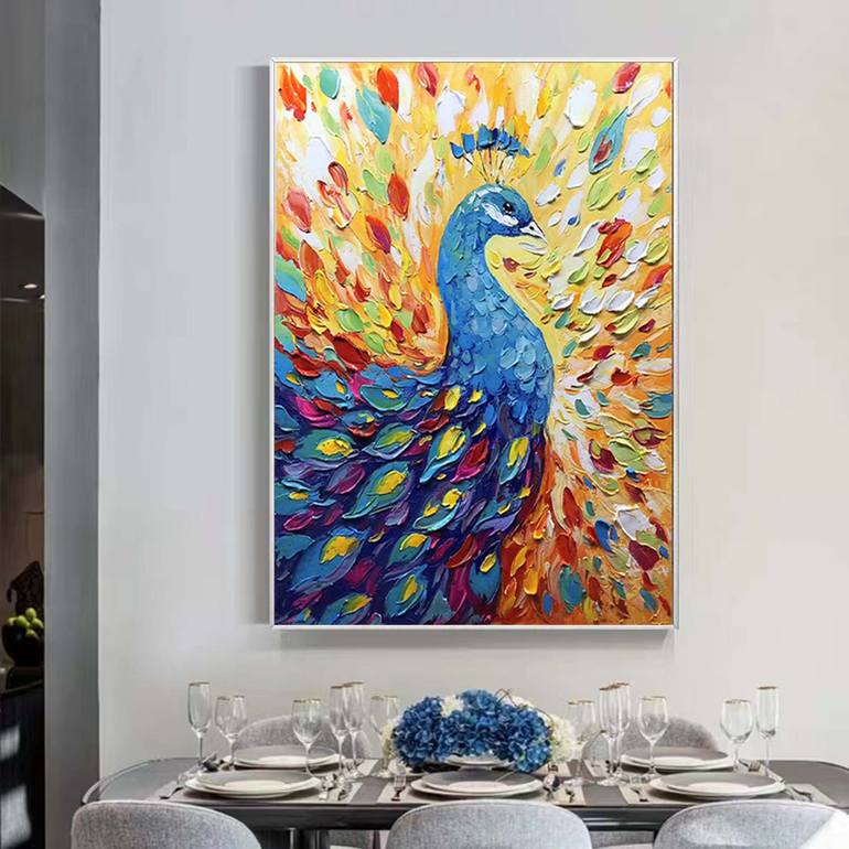 Original Abstract Expressionism Abstract Painting by Jingshen You