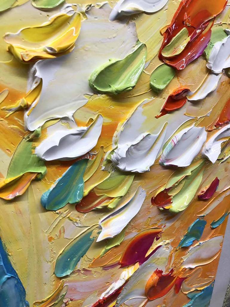 Original Abstract Expressionism Abstract Painting by Jingshen You