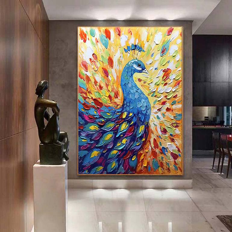 Original Abstract Expressionism Abstract Painting by Jingshen You