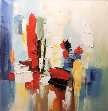 Original Abstract Expressionism Abstract Paintings by jingshen you