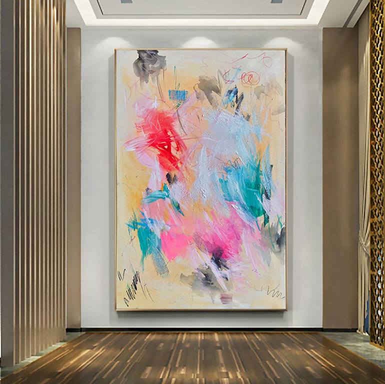 Original Abstract Expressionism Abstract Painting by jingshen you