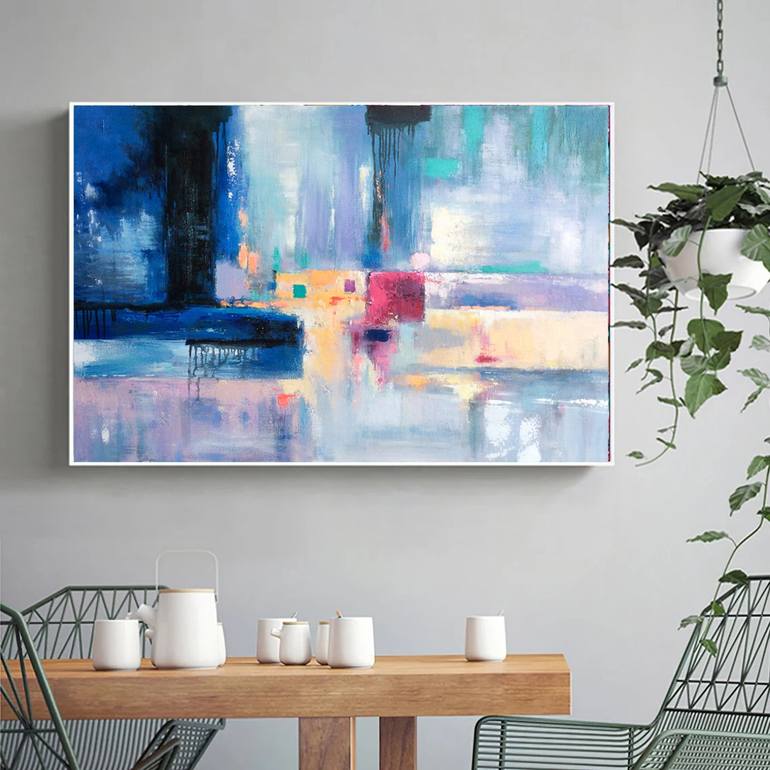 Original Abstract Expressionism Abstract Painting by jingshen you