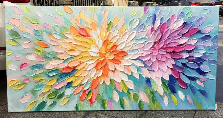 Original Abstract Expressionism Abstract Painting by Jingshen You