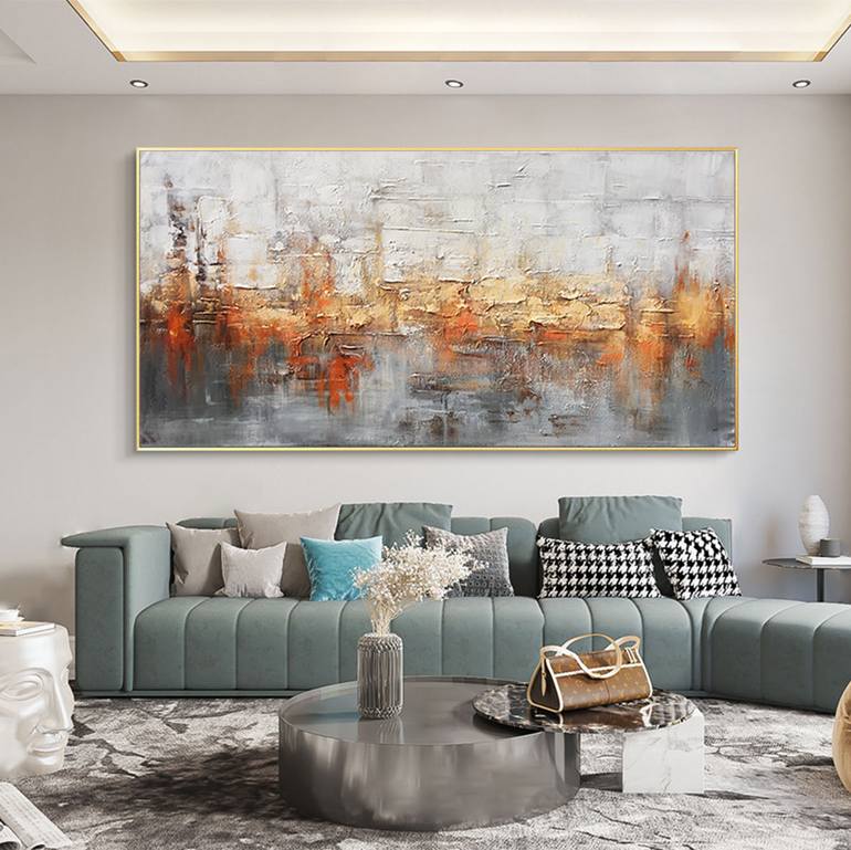 Original Abstract Expressionism Abstract Painting by Jingshen You