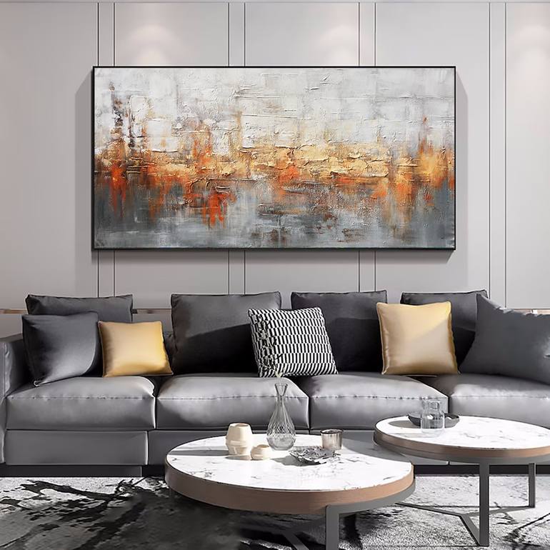 Original Abstract Expressionism Abstract Painting by Jingshen You