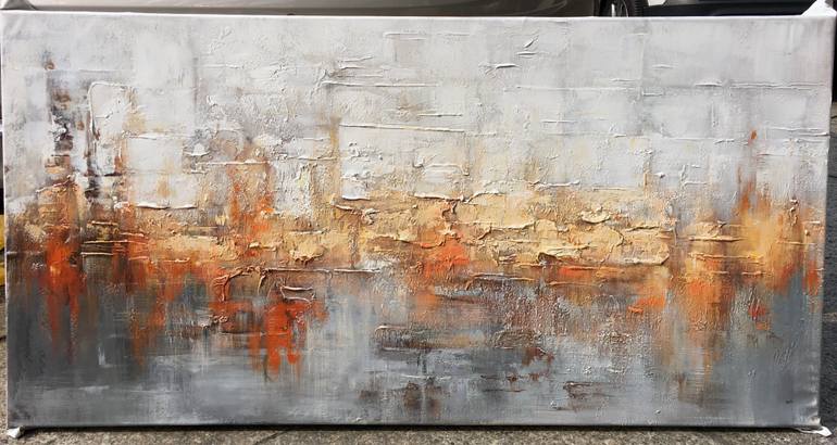 Original Abstract Expressionism Abstract Painting by Jingshen You
