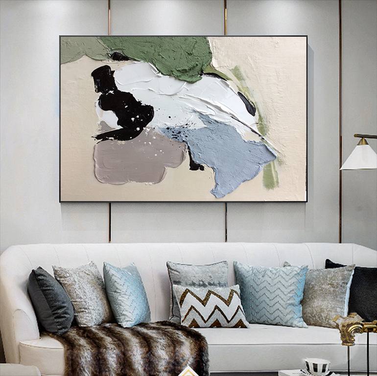 Original Abstract Expressionism Abstract Painting by Jingshen You