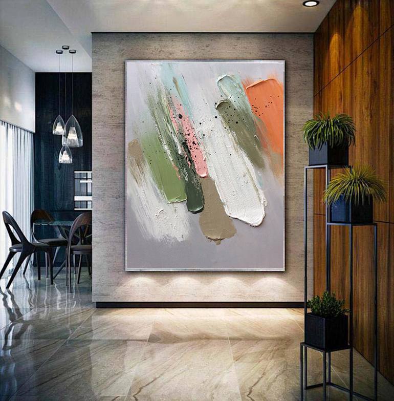 Original Abstract Expressionism Abstract Painting by Jingshen You