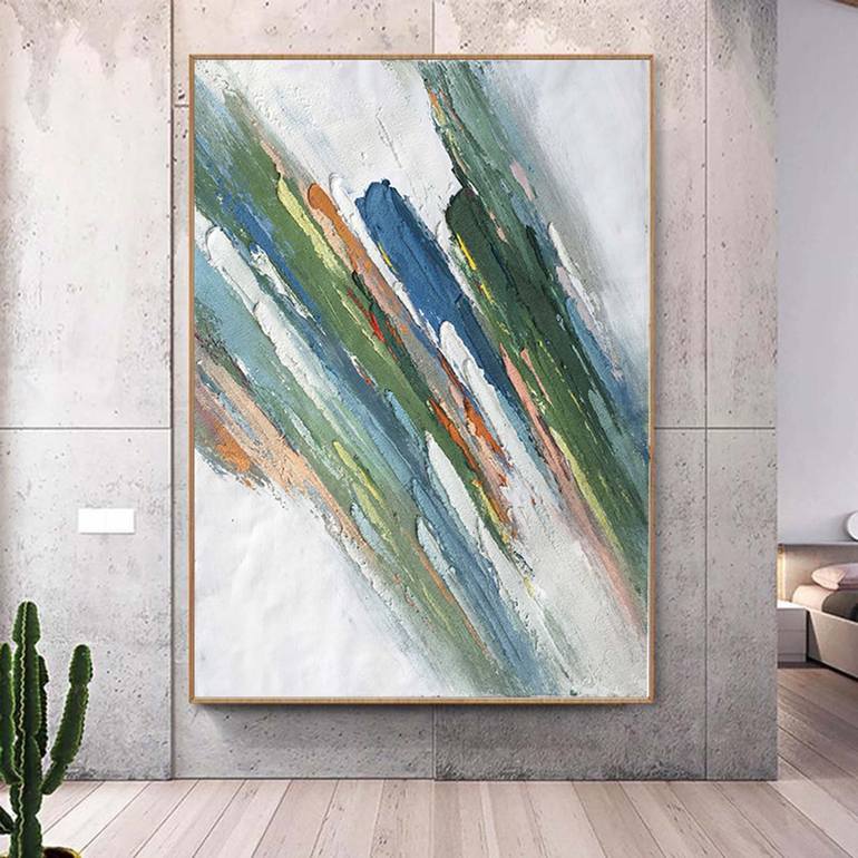 Original Abstract Expressionism Abstract Painting by jingshen you